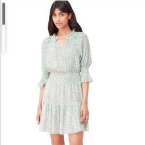 🍁✨NWOT Rebecca Taylor Ikat Leaf Dress sz XL